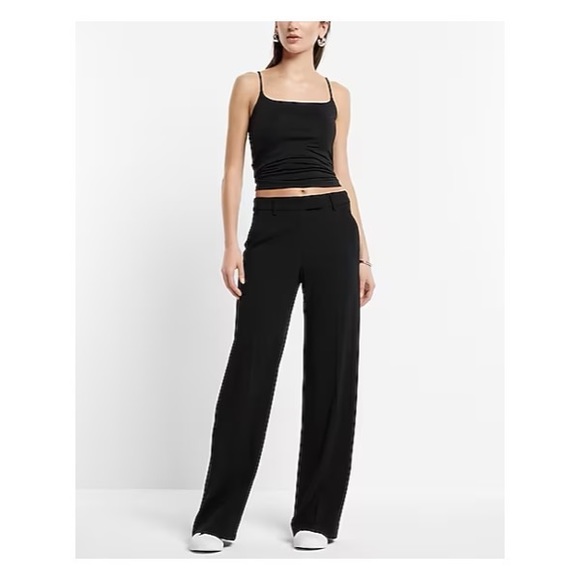 Express Grey Editor Pant - Picture 1 of 11